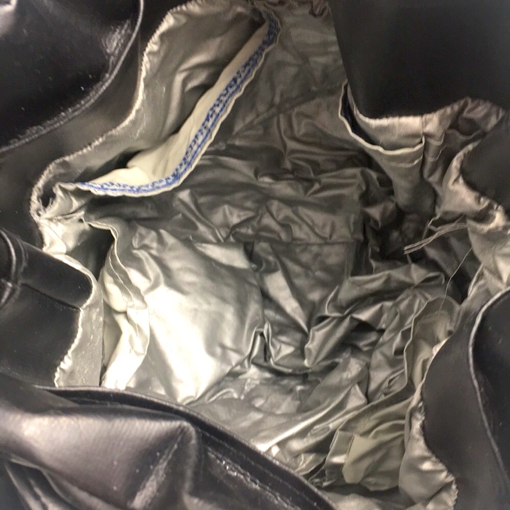 Black Drawstring Pouch Shoulder Bag - image 4